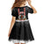 Vanuatu Christmas Kid Short Sleeve Dress Polynesian Tribal Snow Style LT03 - Polynesian Pride