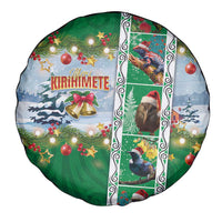 New Zealand Merry Christmas Spare Tire Cover Maori Animals, Koru Tattoo - Green Xmas Style LT03 - Polynesian Pride