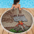 Aloha Volcano Custom Beach Blanket Mix Hawaiian Kakau Tribal LT03 - Polynesian Pride