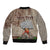 Aloha Volcano Custom Bomber Jacket Mix Hawaiian Kakau Tribal LT03 - Polynesian Pride