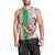 Custom Hawaii Mele Kalikimaka Men Tank Top Santa Playing Ukele Mix Kakau Pattern Xmas Style LT03 - Polynesian Pride