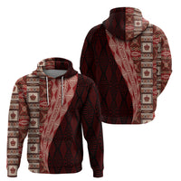 Tonga Fonulei and Ngatu Pattern Hoodie LT03 - Polynesian Pride