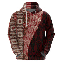 Tonga Fonulei and Ngatu Pattern Hoodie LT03 - Polynesian Pride