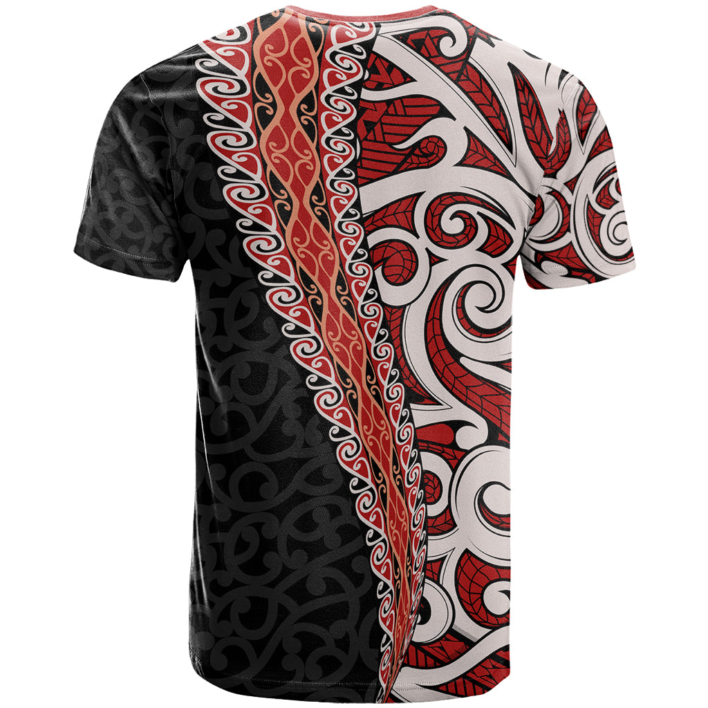 New Zealand Maori Stylized Koru T Shirt LT03 - Polynesian Pride