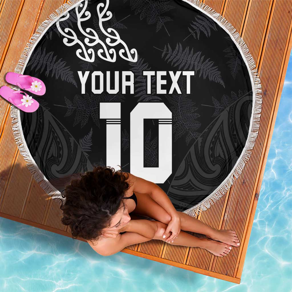 New Zealand Rugby Custom Beach Blanket The Champions Aotearoa