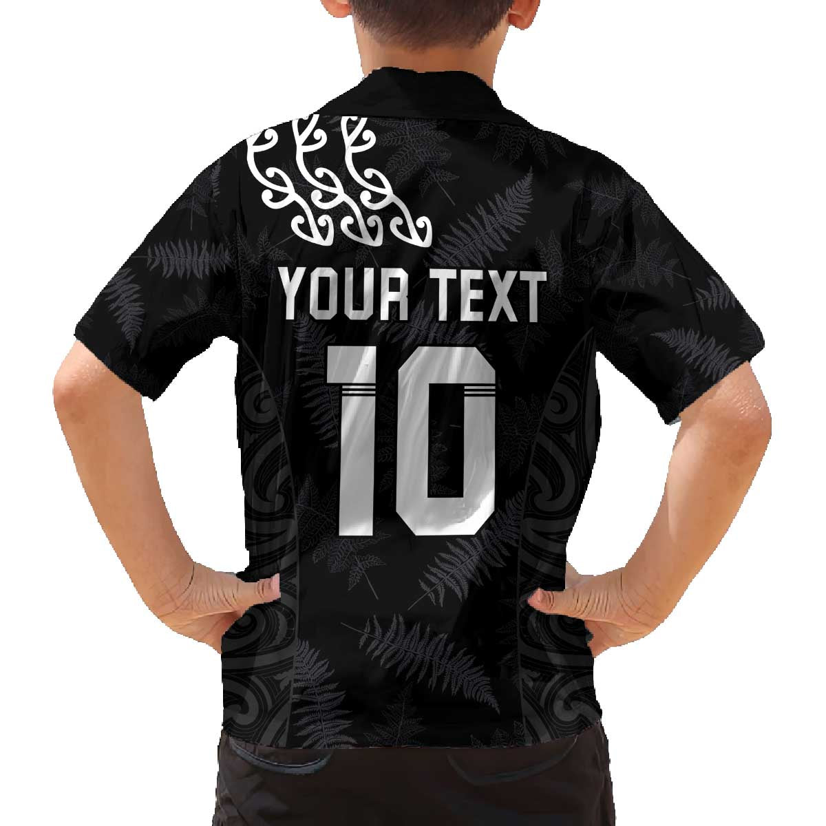 New Zealand Rugby Custom Family Matching Off The Shoulder Long Sleeve Dress and Hawaiian Shirt The Champions Aotearoa