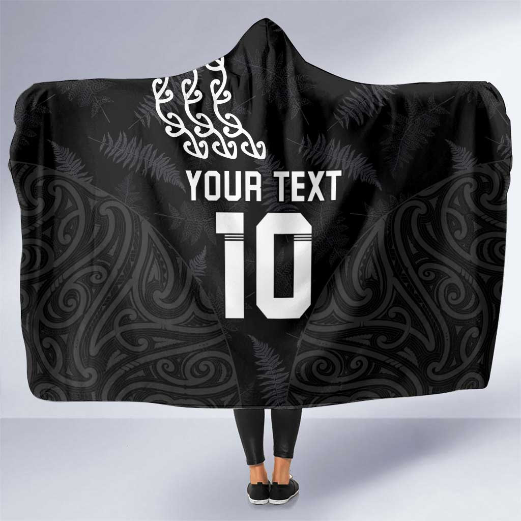 New Zealand Rugby Custom Hooded Blanket The Champions Aotearoa
