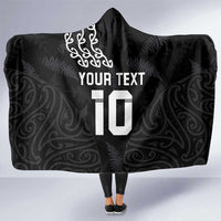 New Zealand Rugby Custom Hooded Blanket The Champions Aotearoa