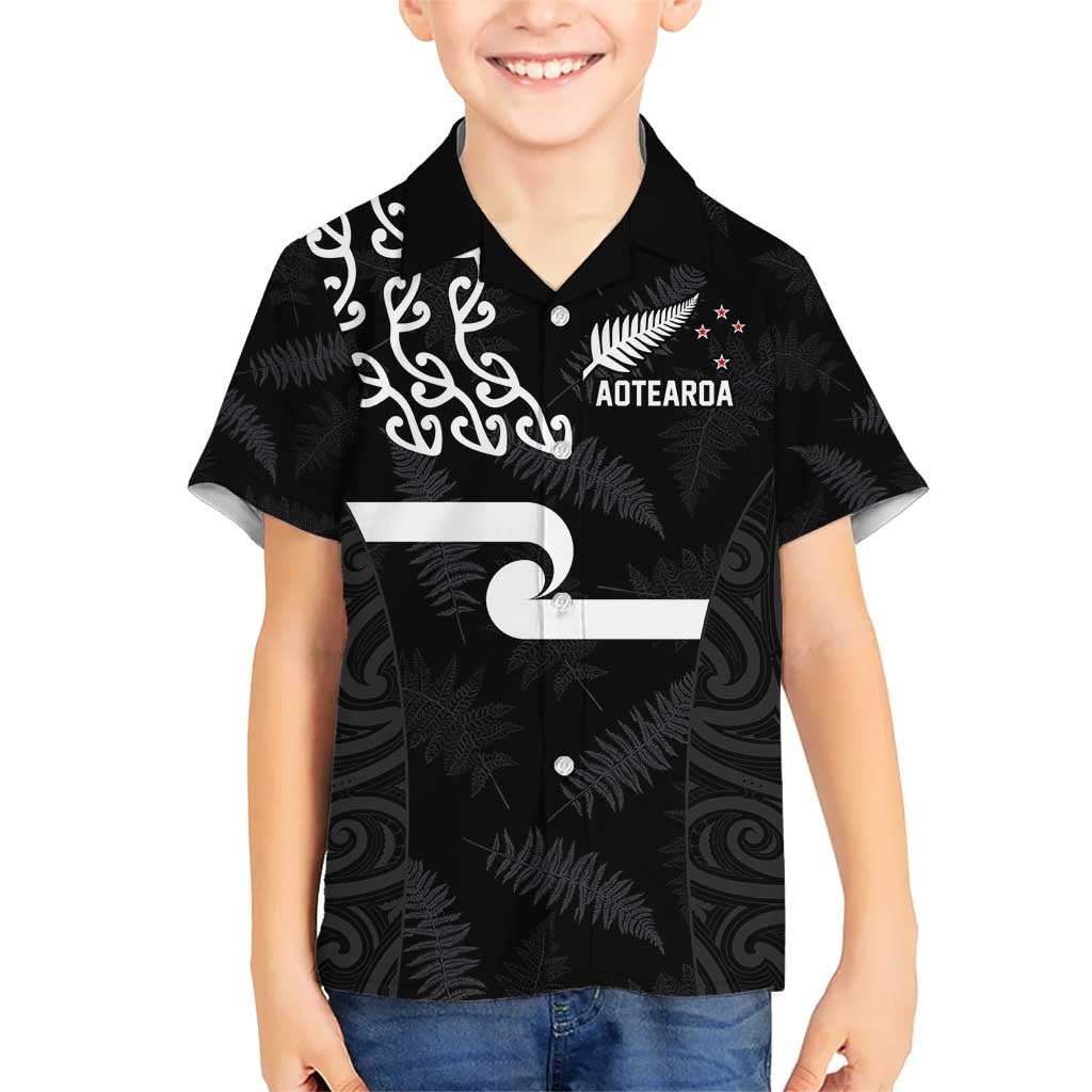 New Zealand Rugby Custom Kid Hawaiian Shirt The Champions Aotearoa