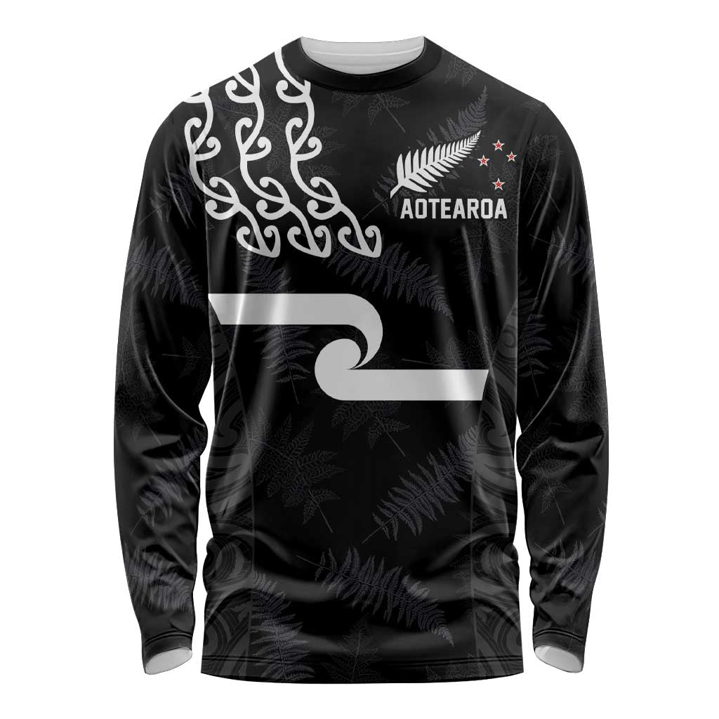 New Zealand Rugby Custom Long Sleeve Shirt The Champions Aotearoa