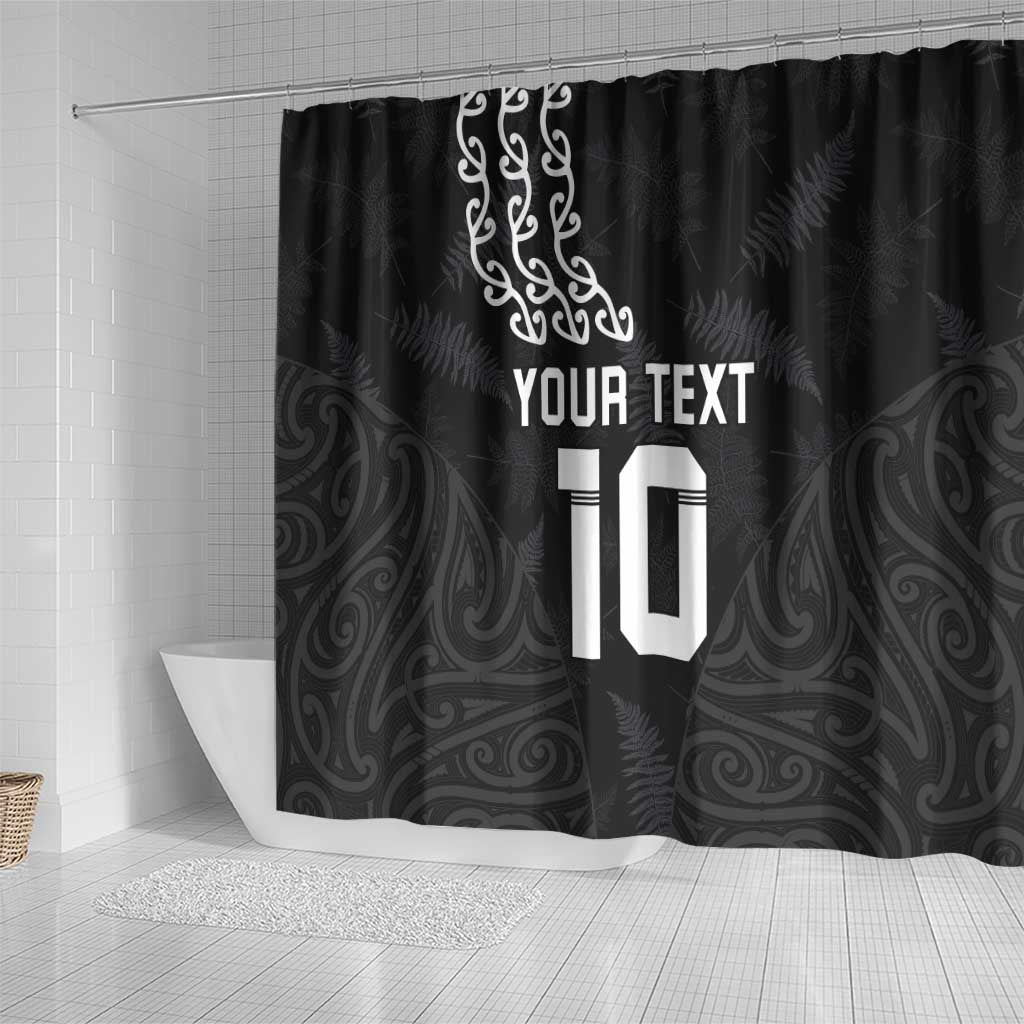 New Zealand Rugby Custom Shower Curtain The Champions Aotearoa