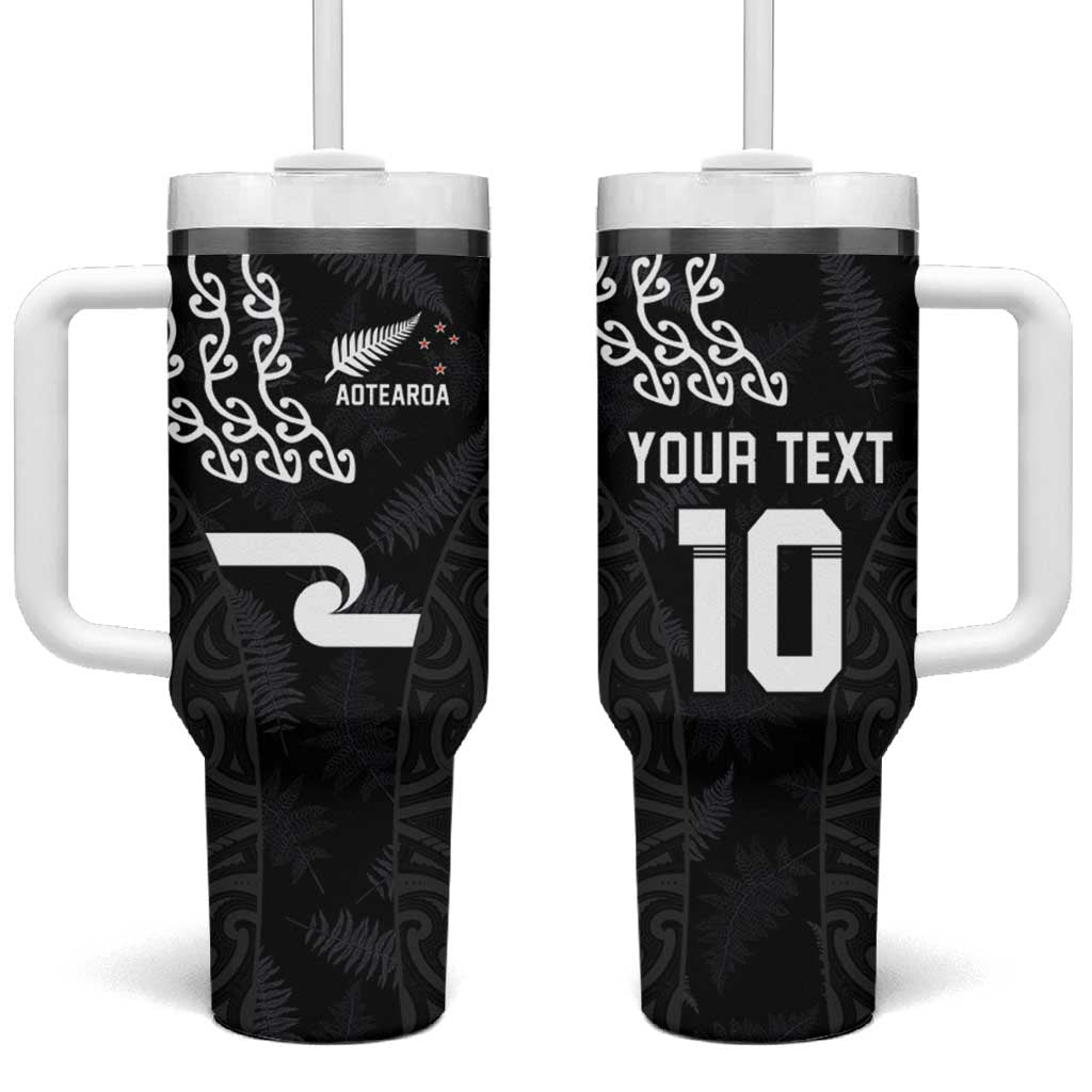 Custom New Zealand Rugby Jersey 2025 Tumbler With Handle The Champions Aotearoa
