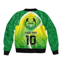 Custom Enga Mioks Rugby Bomber Jacket Papua New Guinea Polynesian Tattoo LT03 - Polynesian Pride