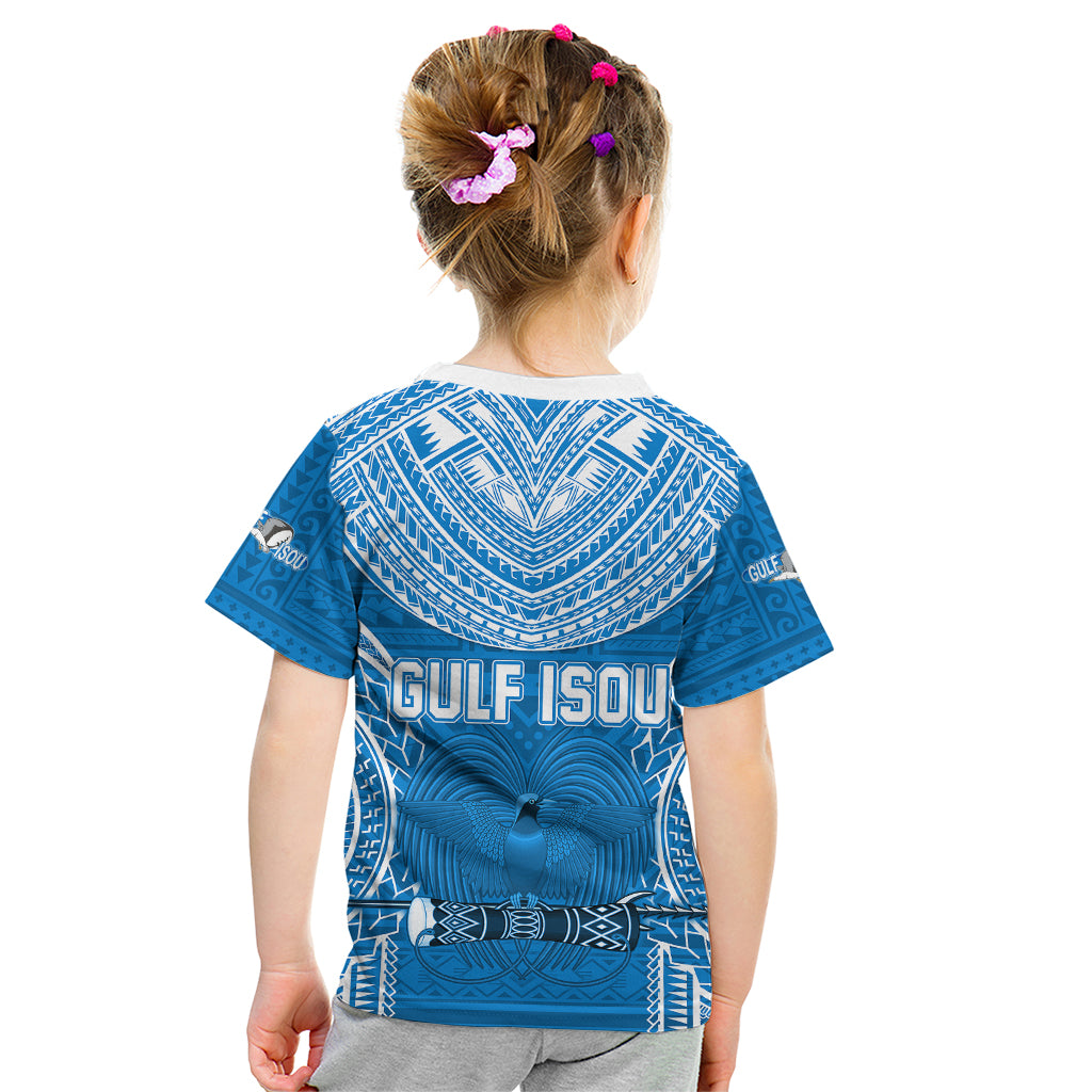 Gulf Isou Rugby Kid T Shirt Papua New Guinea Polynesian Tattoo LT03 - Polynesian Pride