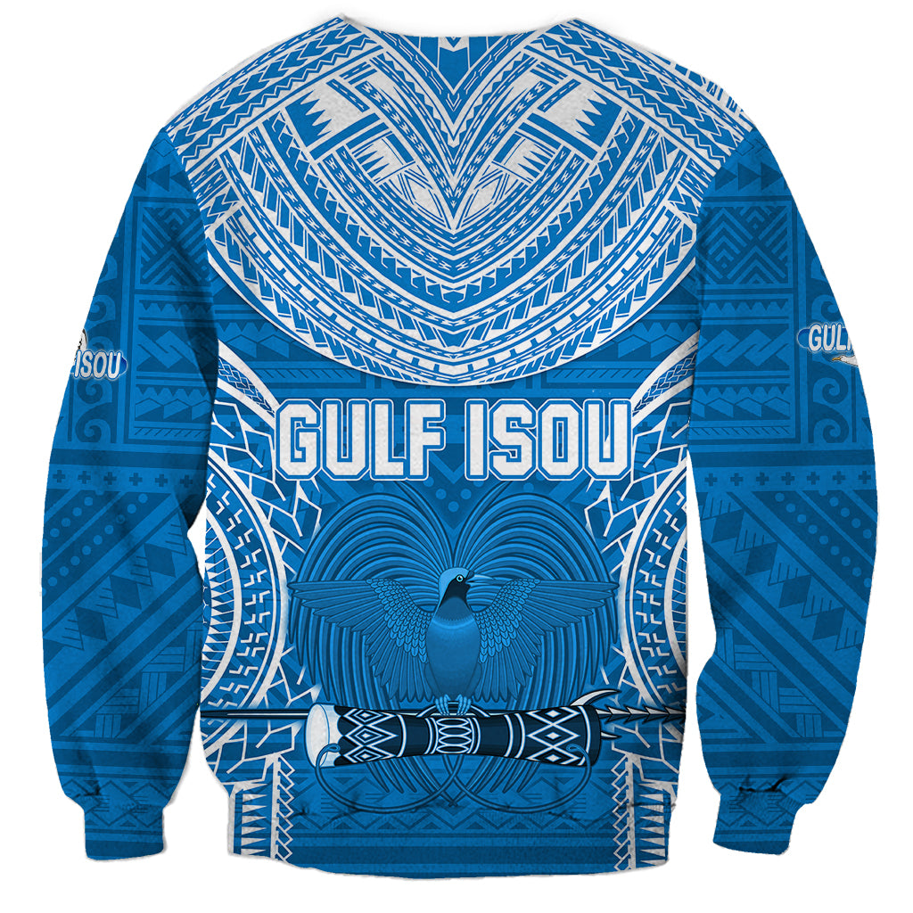Gulf Isou Rugby Sweatshirt Papua New Guinea Polynesian Tattoo LT03 - Polynesian Pride