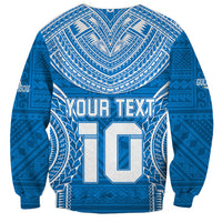 Custom Gulf Isou Rugby Sweatshirt Papua New Guinea Polynesian Tattoo LT03 - Polynesian Pride