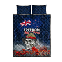New Zealand ANZAC Day Quilt Bed Set Freedom Ain't Free