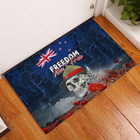New Zealand ANZAC Day Rubber Doormat Freedom Ain't Free