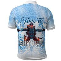New Zealand Sky Diving Polo Shirt Lets Get High