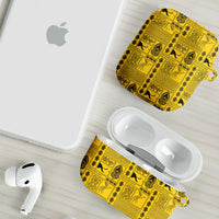 Papua New Guinea Heritage Motif AirPods Case Yellow Version LT05 - Polynesian Pride