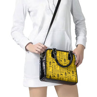 Papua New Guinea Heritage Motif Shoulder Handbag Yellow Version LT05 - Polynesian Pride