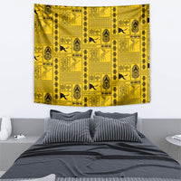 Papua New Guinea Heritage Motif Tapestry Yellow Version LT05 - Polynesian Pride