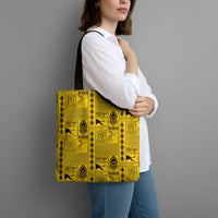 Papua New Guinea Heritage Motif Tote Bag Yellow Version LT05 - Polynesian Pride