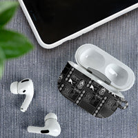 Papua New Guinea Heritage Motif AirPods Case Black Version LT05 - Polynesian Pride