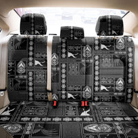 Papua New Guinea Heritage Motif Back Car Seat Cover Black Version LT05 - Polynesian Pride