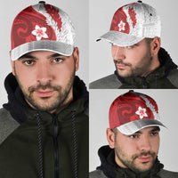 Samoa Teuila 2025 Classic Cap Samoan Siapo Pattern Red Version - Polynesian Pride