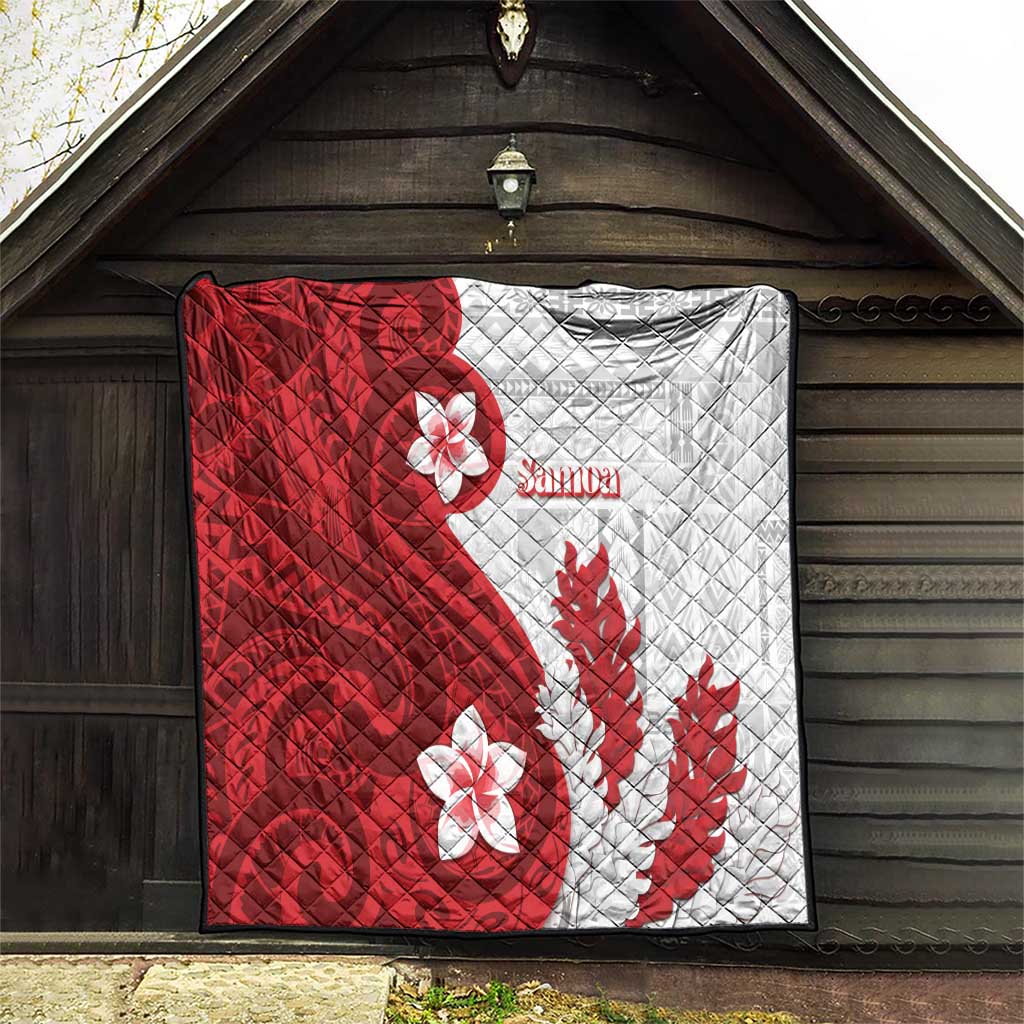 Samoa Teuila 2024 Quilt Samoan Siapo Pattern Red Version