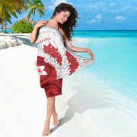 Samoa Teuila 2024 Sarong Samoan Siapo Pattern Red Version