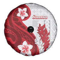 Samoa Teuila 2024 Spare Tire Cover Samoan Siapo Pattern Red Version