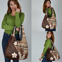 Samoa Teuila 2024 Grocery Bag Samoan Siapo Pattern Brown Version