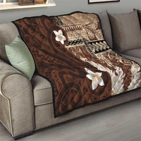 Samoa Teuila 2024 Quilt Samoan Siapo Pattern Brown Version