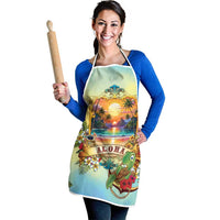 Aloha Hawaii Turtle Apron Retro Style - Polynesian Pride