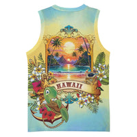 Aloha Hawaii Turtle Basketball Jersey Retro Style LT05 - Polynesian Pride
