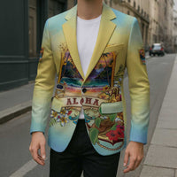 Aloha Hawaii Turtle Blazer Retro Style - Polynesian Pride