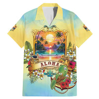 Aloha Hawaii Turtle Family Matching Mermaid Dress and Hawaiian Shirt Retro Style - Polynesian Pride