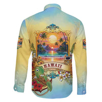 Aloha Hawaii Turtle Family Matching Tank Maxi Dress and Hawaiian Shirt Retro Style - Polynesian Pride