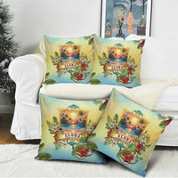 Aloha Hawaii Turtle Pillow Cover Retro Style - Polynesian Pride