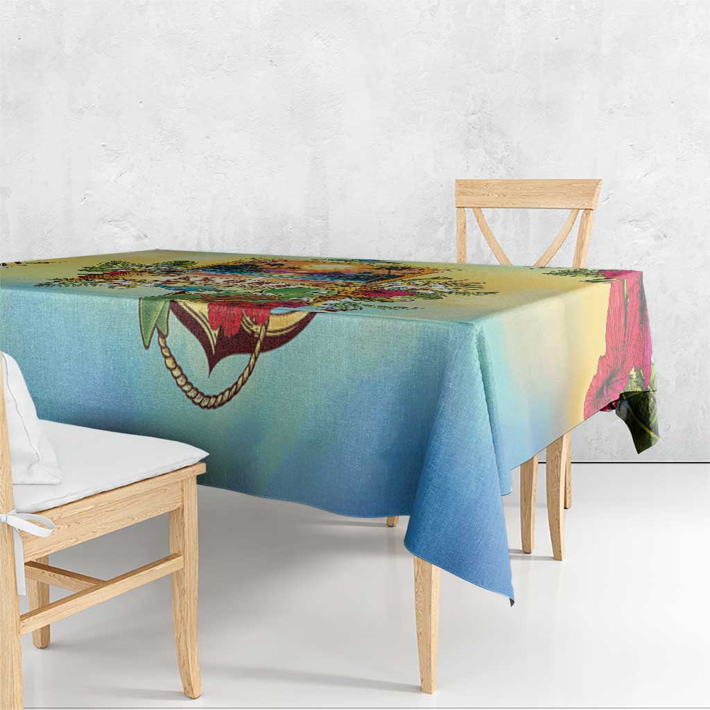 Aloha Hawaii Turtle Tablecloth Retro Style - Polynesian Pride