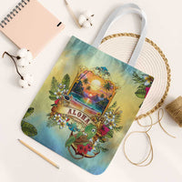 Aloha Hawaii Turtle Tote Bag Retro Style - Polynesian Pride