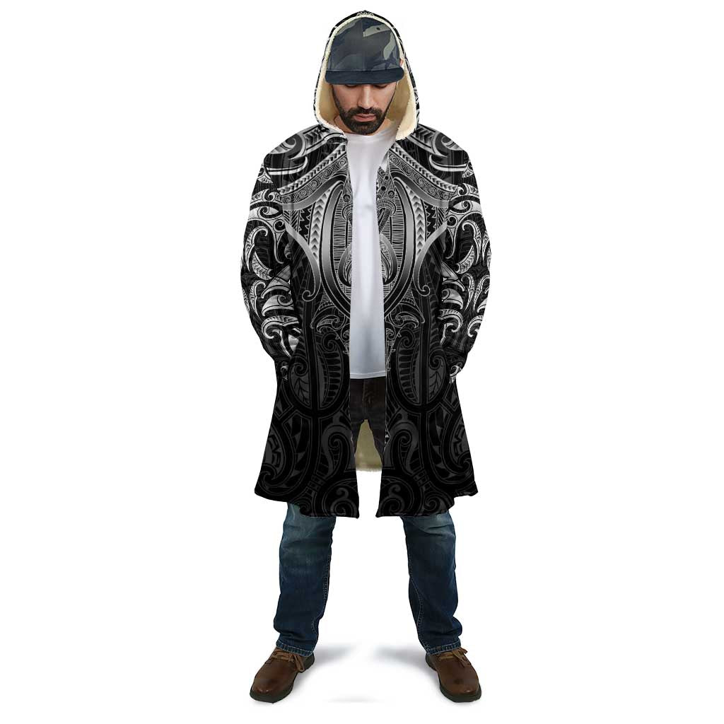 New Zealand Aotearoa Cloak Maori Manta Ray Moko Black - Polynesian Pride