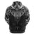 New Zealand Aotearoa Hoodie Maori Manta Ray Moko Black - Polynesian Pride
