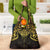 New Zealand Aotearoa Grocery Bag Maori Manta Ray Moko Gold - Polynesian Pride