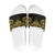 New Zealand Aotearoa Slide Sandals Maori Manta Ray Moko Gold - Polynesian Pride