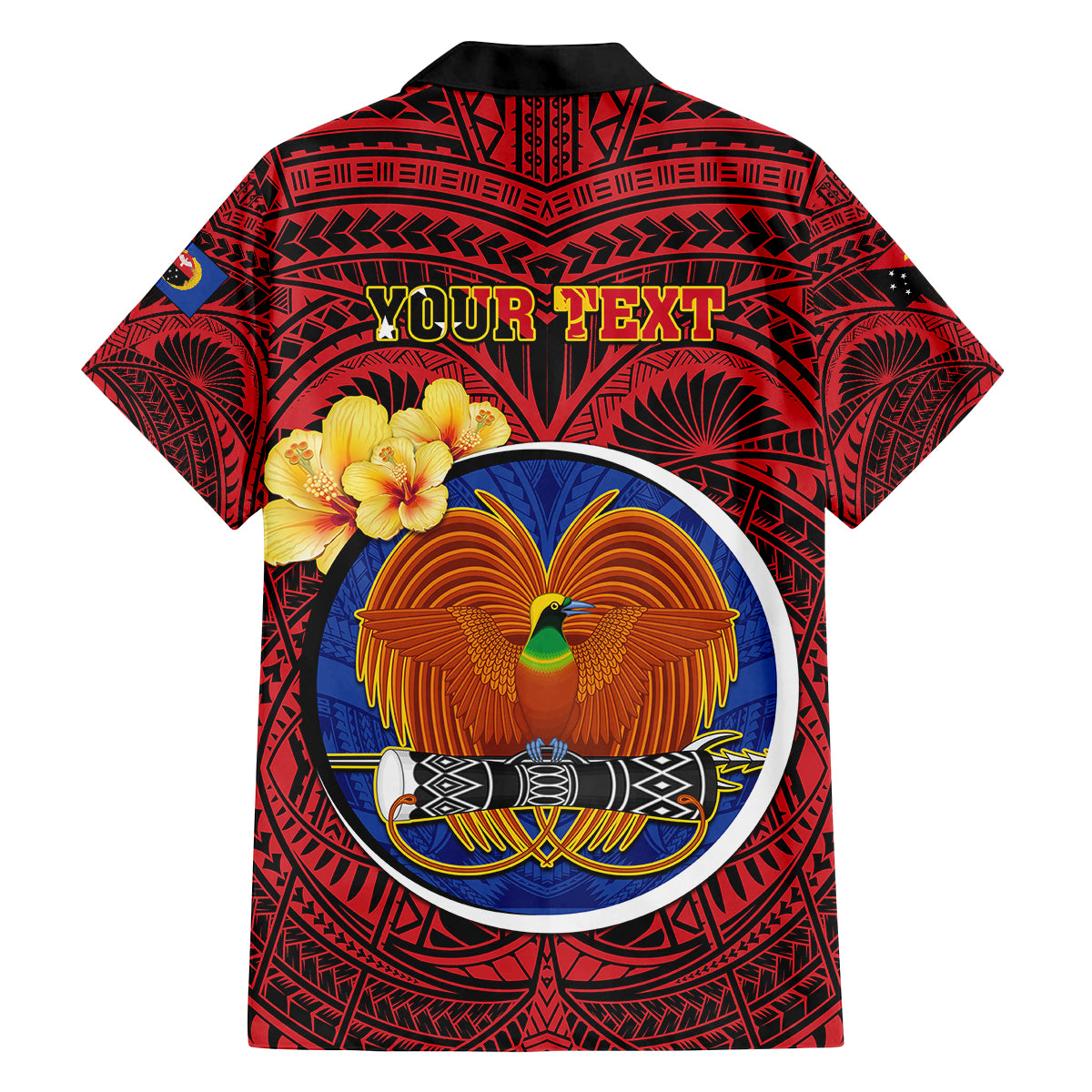 Personalized Papua New Guinea Gulf Province Family Matching Short Sleeve Bodycon Dress and Hawaiian Shirt Mix Coat Of Arms Polynesian Pattern LT05 - Polynesian Pride