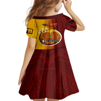 Personalized Papua New Guinea Western Province Family Matching Off Shoulder Maxi Dress and Hawaiian Shirt Mix Coat Of Arms Polynesian Pattern LT05 - Polynesian Pride