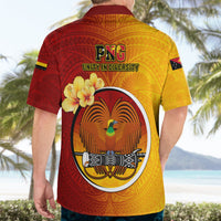 Papua New Guinea Madang Province Hawaiian Shirt Mix Coat Of Arms Polynesian Pattern LT05 - Polynesian Pride